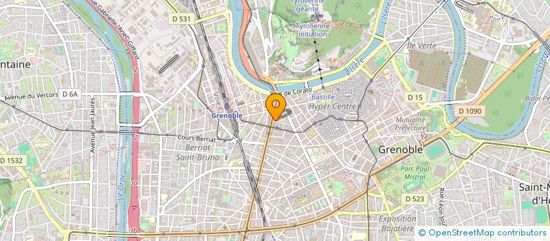 localisation de l'entreprise LA BOUTURE  GRENOBLE