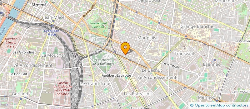 localisation de l'entreprise LA BOUV'  LYON