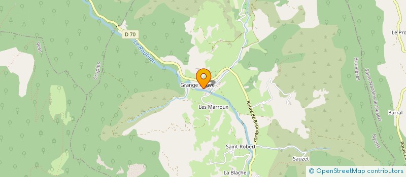 localisation de l'entreprise LA BOUVERIE  BOUVIERES