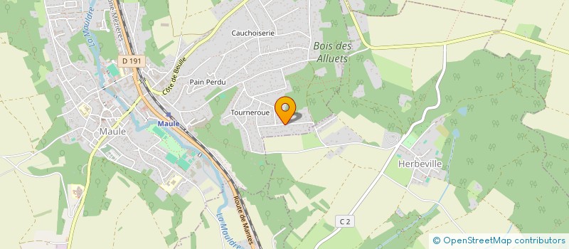 localisation de l'entreprise LA BOUVIERE  JUMEAUVILLE