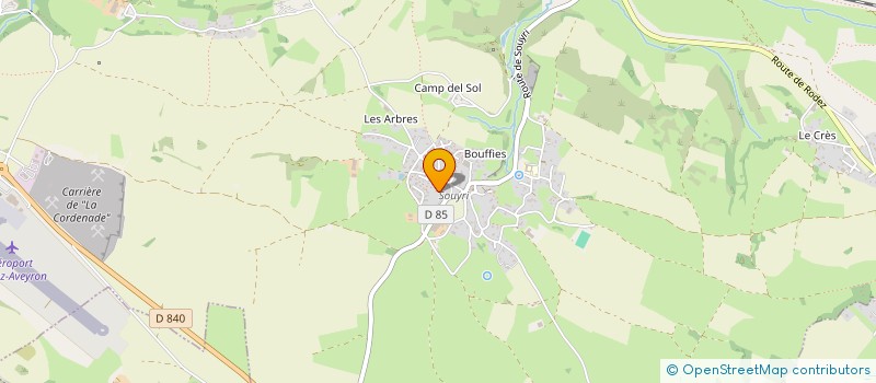 localisation de l'entreprise LA BOUYSSOUNETTE  SALLES-LA-SOURCE