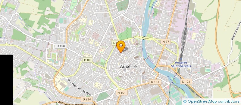 localisation de l'entreprise LA BOUZOUTE à AUXERRE