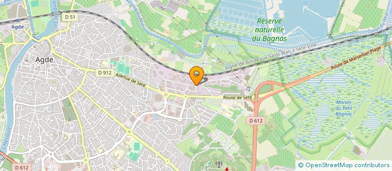 localisation de l'entreprise LA BOX DES MOUSQUETAIRES AGATHOIS  AGDE