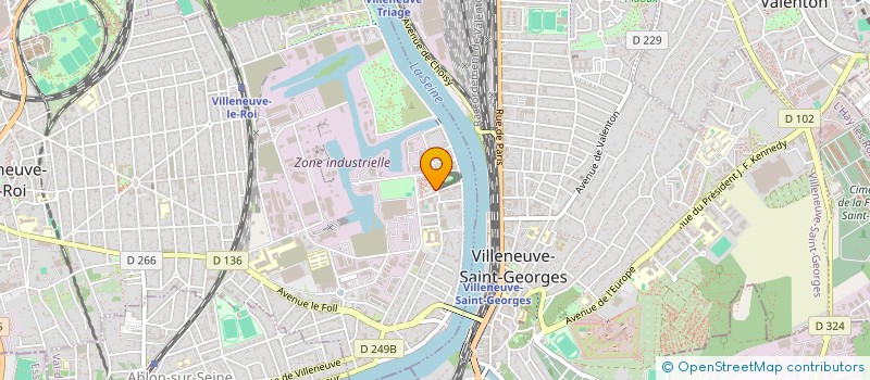 localisation de l'entreprise LA BOXE EN ROSE  VILLENEUVE-LE-ROI