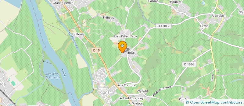 localisation de l'entreprise LA BOYE  OMET