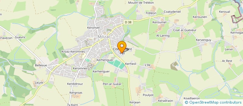 localisation de l'entreprise LA BRADERIE DES MARQUES  MILIZAC-GUIPRONVEL