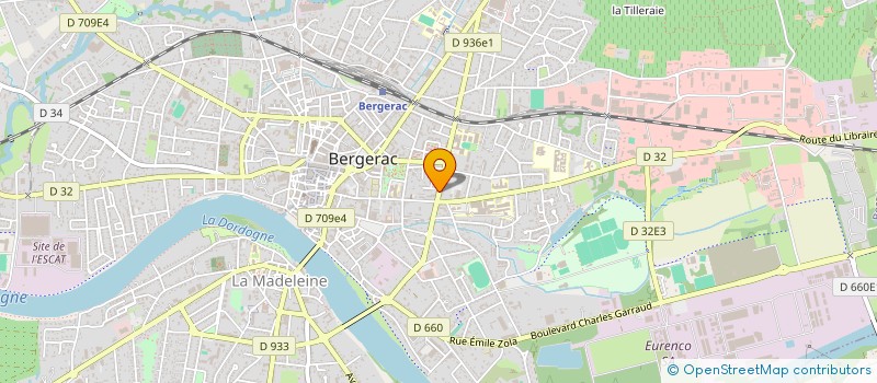 localisation de l'entreprise LA BRAGEIRACOISE à BERGERAC