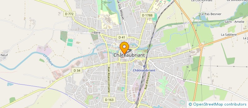 localisation de l'entreprise LA BRAILEANU à CHATEAUBRIANT