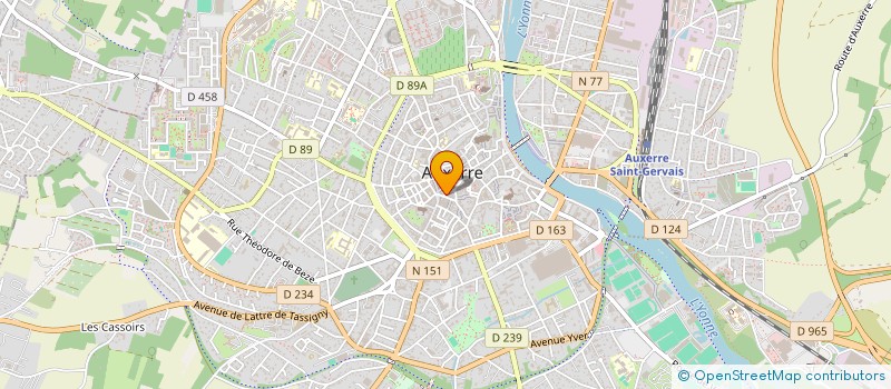 localisation de l'entreprise LA BRAISE AUXERROISE à AUXERRE