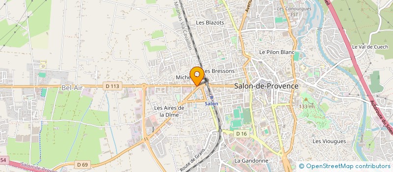 localisation de l'entreprise LA BRAISE DOREE à SALON-DE-PROVENCE