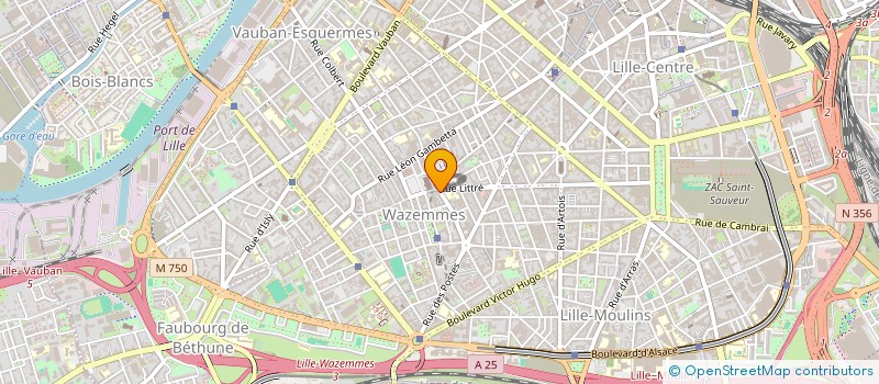 localisation de l'entreprise LA BRAISE DU GAMBETTA à LILLE