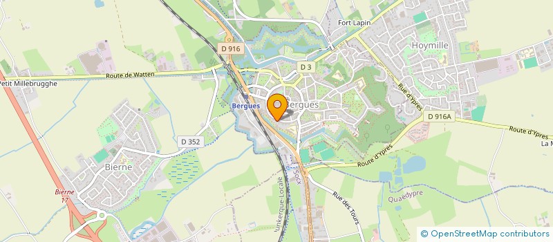 localisation de l'entreprise LA BRAISE INVESTISSEMENT  BERGUES