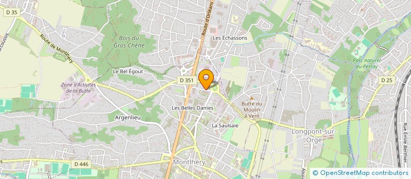 localisation de l'entreprise LA BRAISE STEAKHOUSE à MONTLHERY