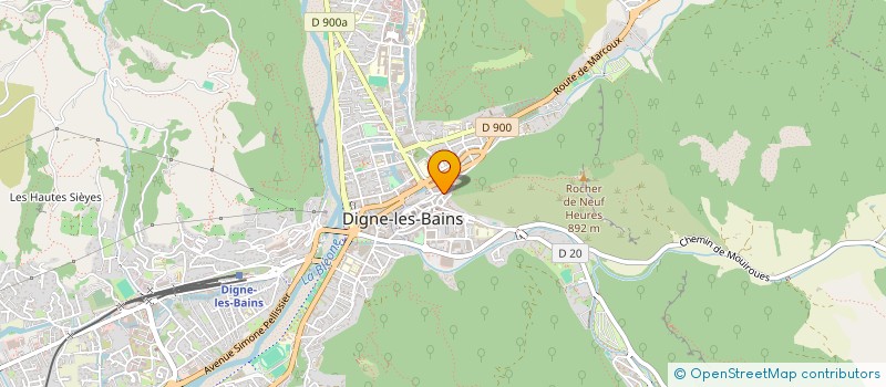 localisation de l'entreprise LA BRAISIERE à DIGNE-LES-BAINS