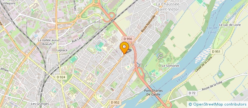 localisation de l'entreprise LA BRAIZE  LA CHAUSSEE-SAINT-VICTOR