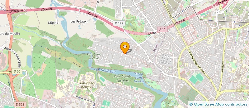 localisation de l'entreprise LA BRANCHE D'ACACIA à AVRILLE