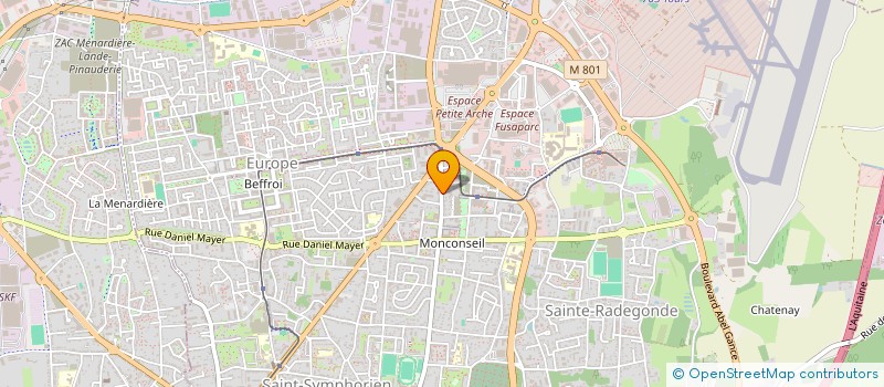 localisation de l'entreprise LA BRANCHOIRE  TOURS