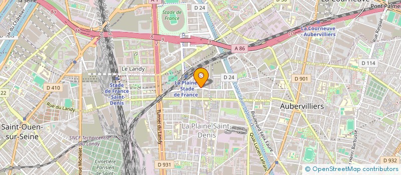 localisation de l'entreprise LA BRANLEE à SAINT-DENIS