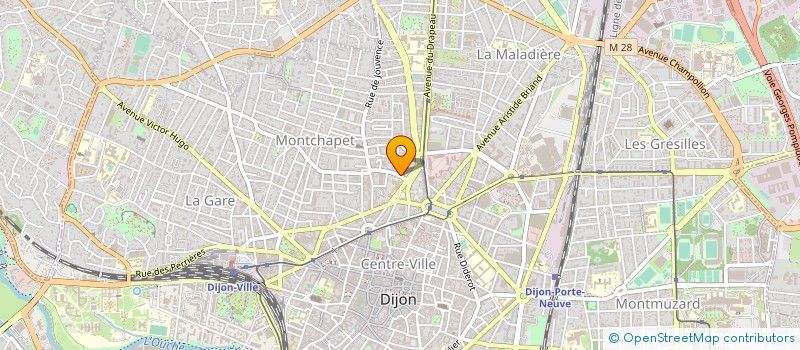 localisation de l'entreprise LA BRASERADE à DIJON