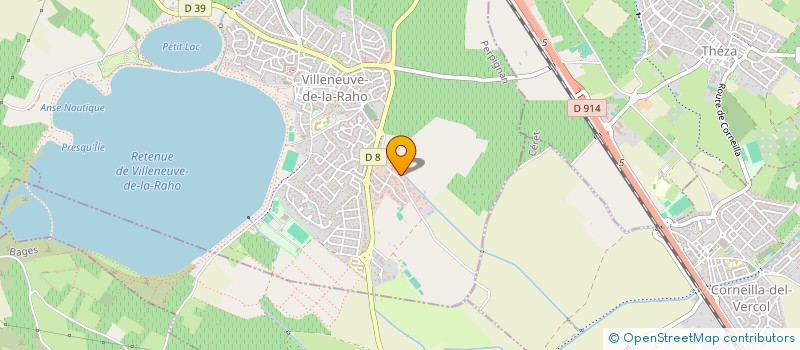 localisation de l'entreprise LA BRASERADE  VILLENEUVE-DE-LA-RAHO