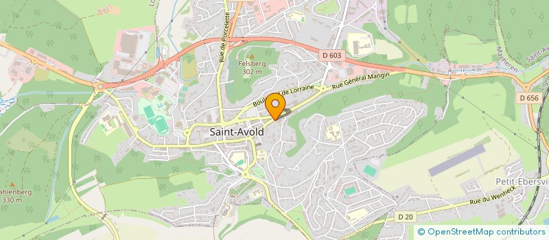 localisation de l'entreprise LA BRASERADE  SAINT-AVOLD