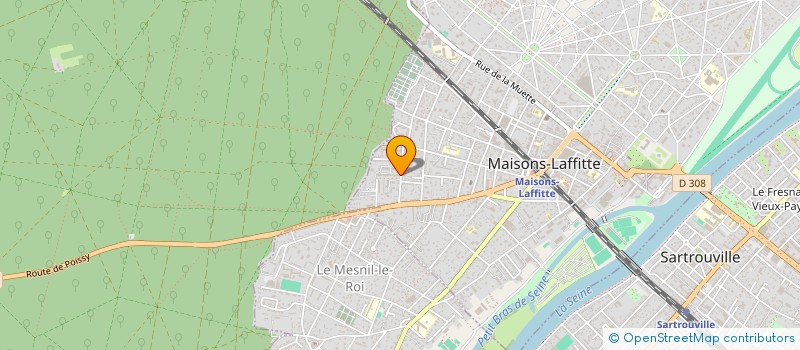 localisation de l'entreprise LA BRASSE RIT  MAISONS-LAFFITTE