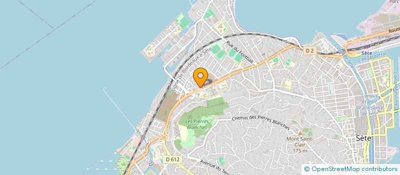 localisation de l'entreprise LA BRASSERIE à SETE
