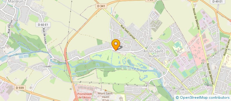 localisation de l'entreprise LA BRASSERIE  ANZIN-SAINT-AUBIN