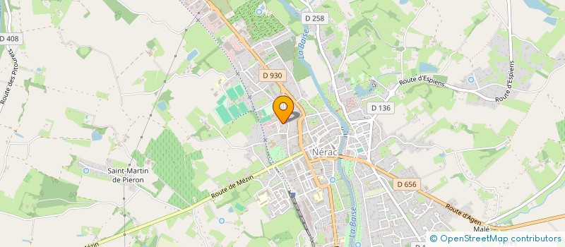 localisation de l'entreprise LA BRASSERIE  NERAC