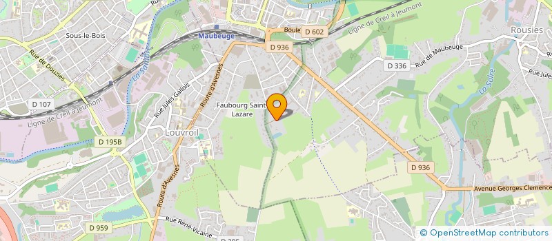 localisation de l'entreprise LA BRASSERIE  ROUSIES