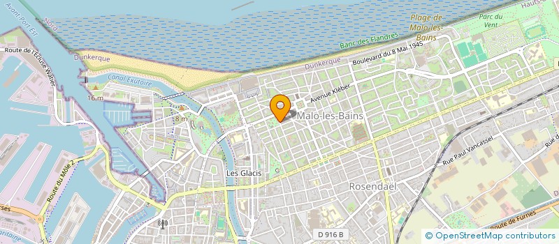 localisation de l'entreprise LA BRASSERIE à DUNKERQUE