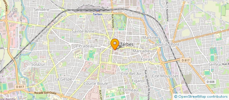 localisation de l'entreprise LA BRASSERIE  TARBES