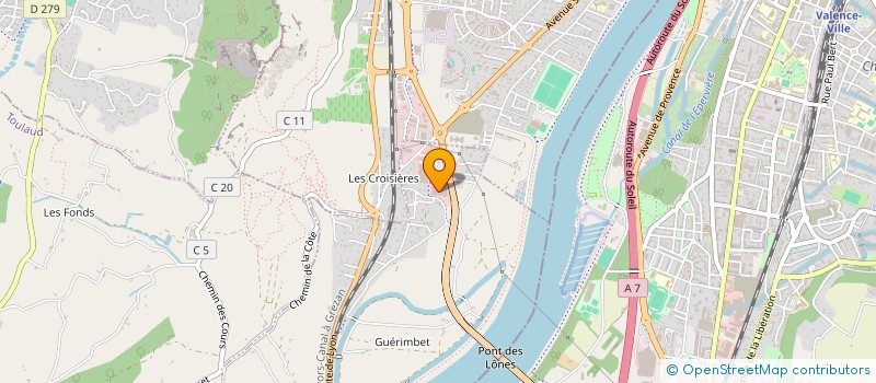 localisation de l'entreprise LA BRASSERIE ARDECHOISE à SOYONS