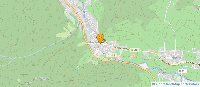 localisation de l'entreprise LA BRASSERIE BISAIGUE à KAYSERSBERG VIGNOBLE