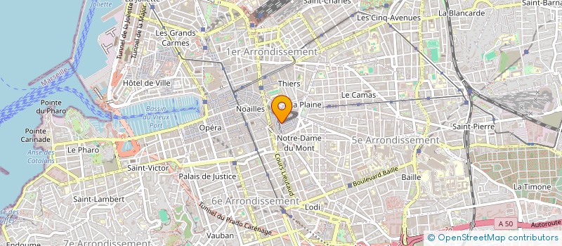 localisation de l'entreprise LA BRASSERIE COMMUNALE à MARSEILLE