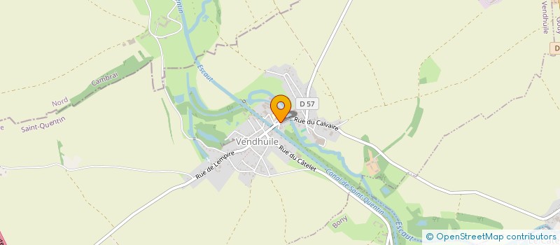 localisation de l'entreprise LA BRASSERIE DE L'ESCAUT à VENDHUILE