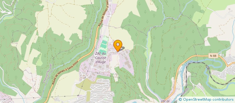 localisation de l'entreprise LA BRASSERIE DE LOZERE - LA 48  MENDE