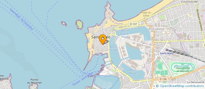 localisation de l'entreprise LA BRASSERIE DE SAINT MALO  SAINT-MALO