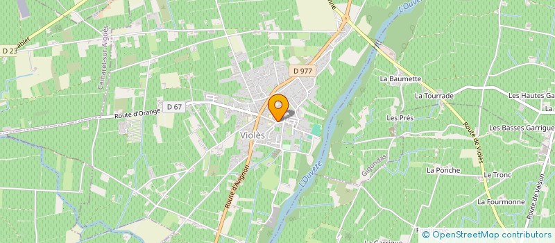 localisation de l'entreprise LA BRASSERIE DE VIOLES  VIOLES