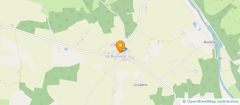 localisation de l'entreprise LA BRASSERIE DES BALLADINS  LA BUSSIERE