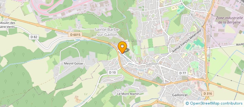 localisation de l'entreprise LA BRASSERIE DES COTTEREAUX à GAILLON