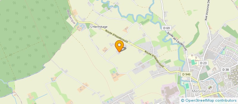 localisation de l'entreprise LA BRASSERIE DU CAOU à MERVILLE