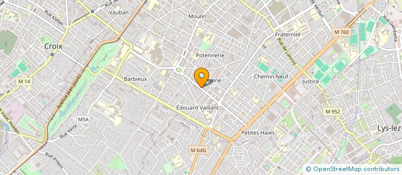 localisation de l'entreprise LA BRASSERIE DU GOULOT  ROUBAIX