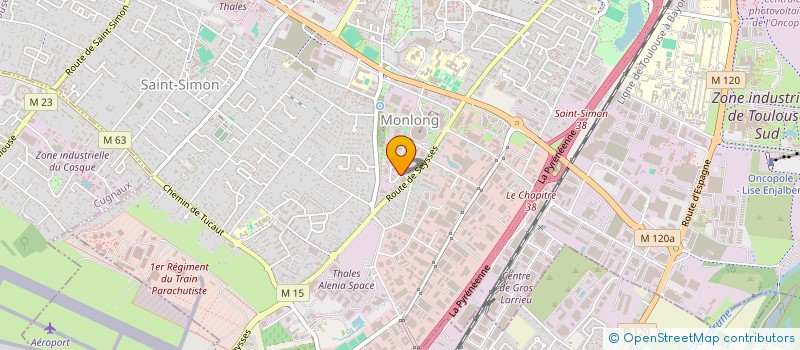 localisation de l'entreprise LA BRASSERIE DU LEVANT à TOULOUSE