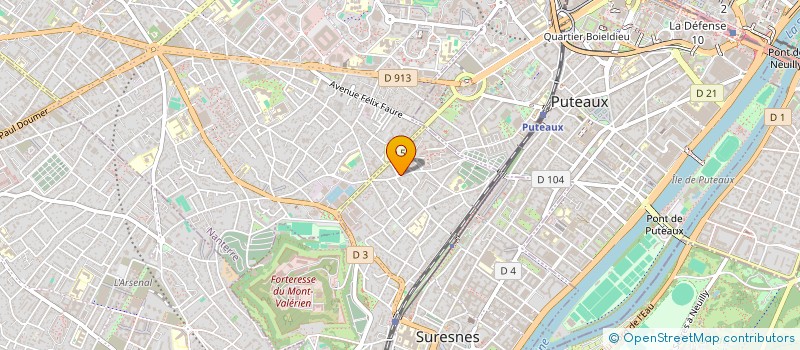 localisation de l'entreprise LA BRASSIERE à SURESNES