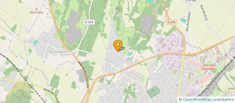 localisation de l'entreprise LA BRAVANDRILLE à DOLE