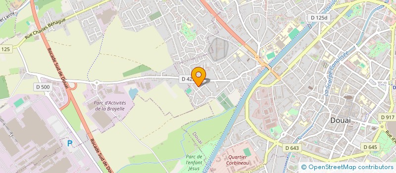 localisation de l'entreprise LA BRAYELLE à DOUAI