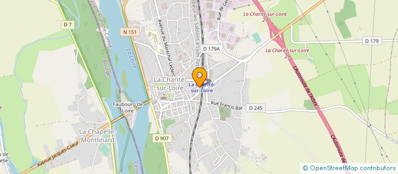 localisation de l'entreprise LA BRECHE à MESVES-SUR-LOIRE