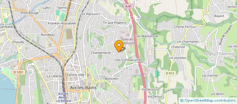 localisation de l'entreprise LA BRECHE - FESTIVAL DE MUSIQUE DE CHAMBRE DU LAC DU BOURGET - AIX-LES-BAINS  AIX-LES-BAINS