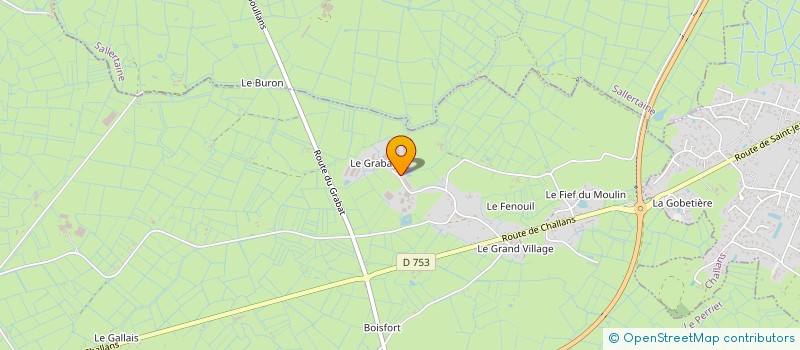 localisation de l'entreprise LA BRECHELIERE  LE PERRIER